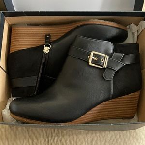 Darcy, Black Booties by Dr. Scholl’s. They are NEW